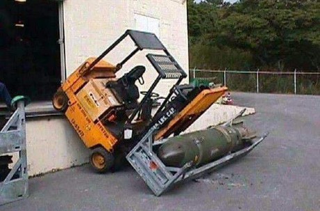 What to do if your forklift tips over