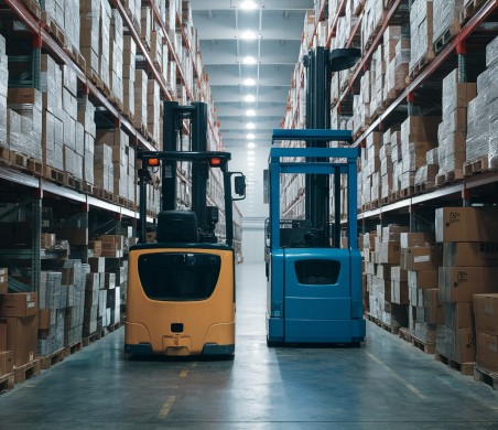 What is the difference between a forklift and a reach truck?