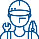 Our forklift service technicians are highly qualified in all aspects of forklift maintenance and problem diagnostics.